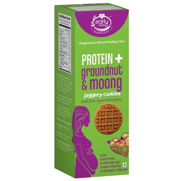 Early Foods Moong and Peanut Jaggery Cookies 150g