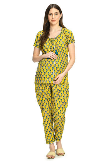 Comfortable Feeding Night Suit %** Size S To 4XL**% 549 Rs