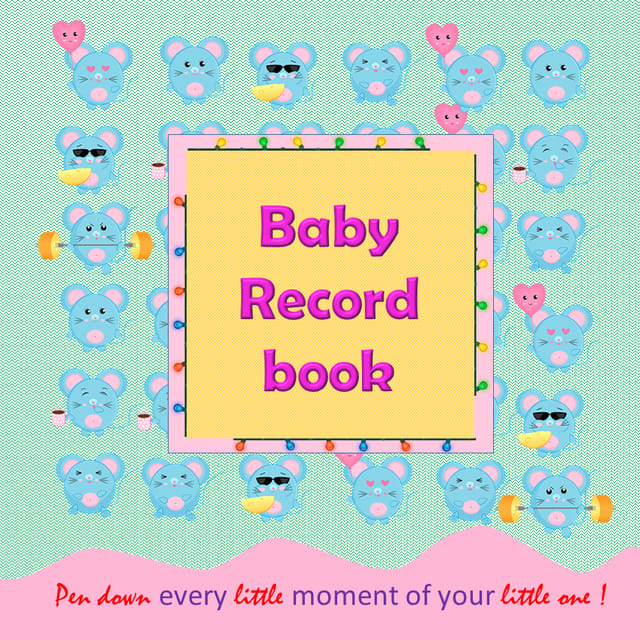 Creative Villa For You's Baby Record Book