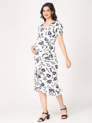 The Mom Store Tropical Lush Maternity and Nursing Dress