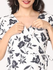 The Mom Store Tropical Lush Maternity and Nursing Dress
