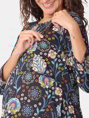 The Mom Store Le Paradise Maternity and Nursing Tunic Dress