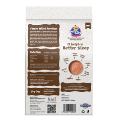Bebe Burp Organic Baby Food Instant Mix Finger Millet Porridge with Apple & Carrot - 200 gm