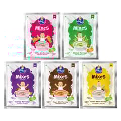 Bebe Burp Organic Baby Food Instant Mix Porridge Sample Pack  Pack Of 5 - 30 Gm Each