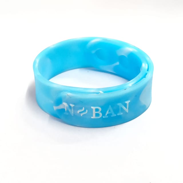 NBAN Sky Blue Anti-Nausea Wrist Band for Morning Sickness