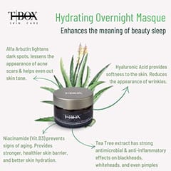 Tbox Skin Care Hydrating Overnight Masque, 50 Grams