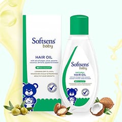 Softsens Baby Hair Care Duo - Hair Oil 100ml + Shampoo 200ml FREE