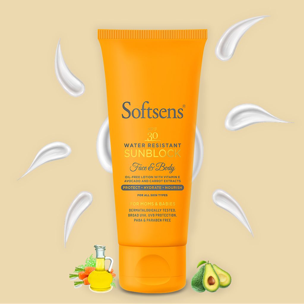 Softsens Natural Sunblock SPF 30 (50 gram - 100 gram)