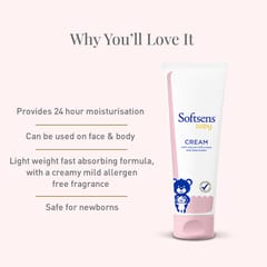 Softsens Baby Natural Face and Body Cream (100 Grams - 300 Grams)