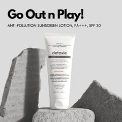 Detoxie Anti-Pollution, PA+++ Sunscreen Lotion SPF 30, 100ml