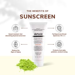 Detoxie Anti-Pollution, PA+++ Sunscreen Lotion SPF 30, 100ml