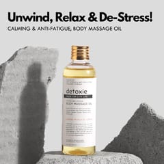 Detoxie Calming and Anti-Fatigue Body Massage Oil,100ml