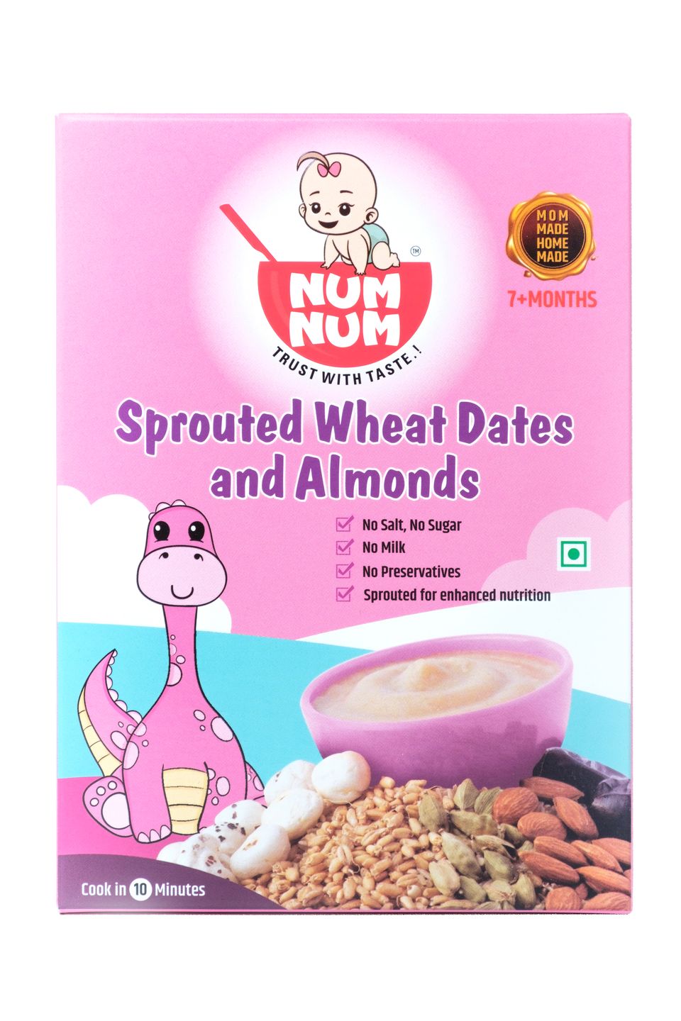 Sprouted Wheat Dates Almonds