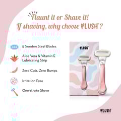 Plush 5 Blade Sweden Stainless Steel Razor Cartridge