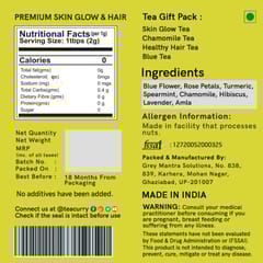 TEACURRY Skin & Hair Gift Box - Tea Gift Set (100 Grams Loose)
