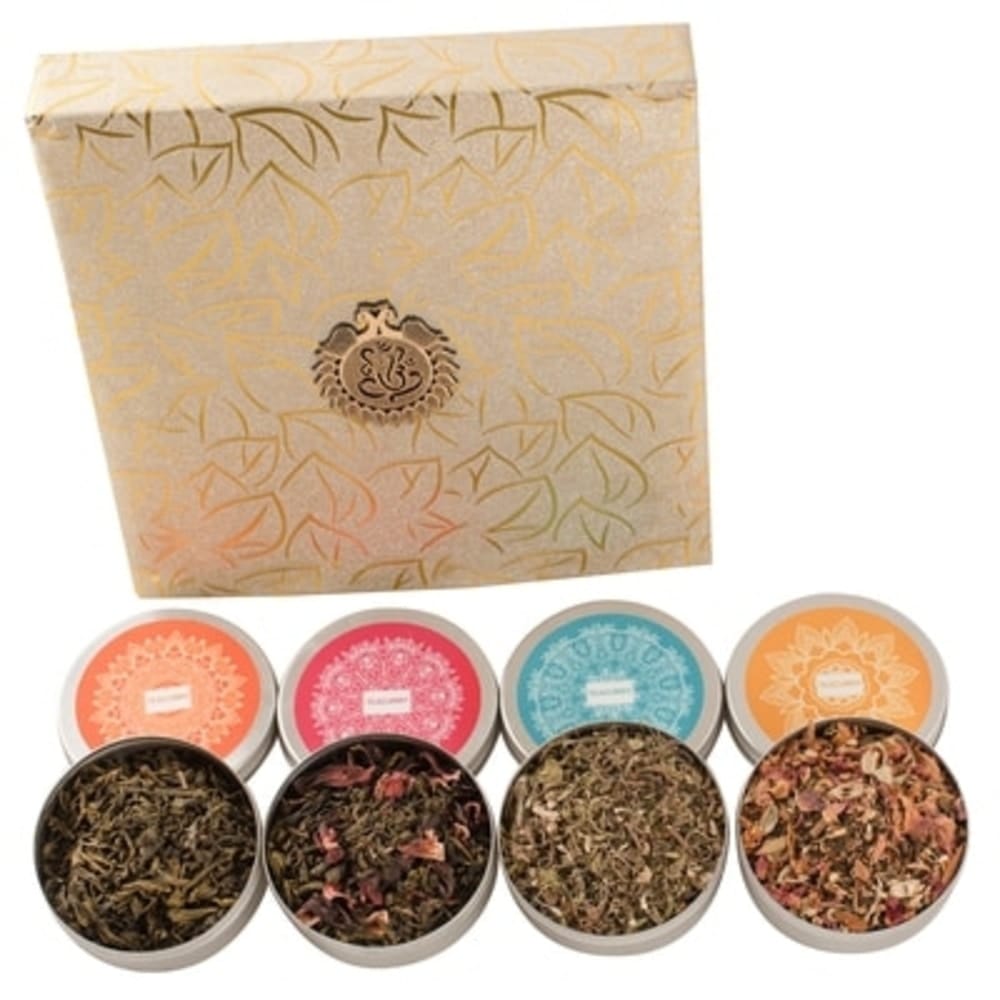 TEACURRY Slimming and Detox Gift Box - Weight Loss Tea Gift Set (100 Grams Loose)