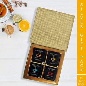 TEACURRY Men Wellbeing Gift Box - Tea Gift Set (16 Teabags)