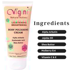 Skin Whitening Lightening Brightening Fairness Gori Underarms Body Polishing Exfoliating Radiance White Glowing Day Night Cream Removes Dark Spots D Tan Pigmentation Uneven Tone SPF30-100gm