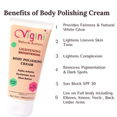 Skin Whitening Lightening Brightening Fairness Gori Underarms Body Polishing Exfoliating Radiance White Glowing Day Night Cream Removes Dark Spots D Tan Pigmentation Uneven Tone SPF30-100gm