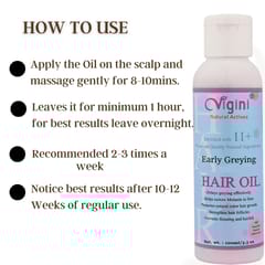 Vigini Natural Chronic Anti Dandruff Dry Itchy Scalp Hair Oil Reduces Fall Thinning Volume Loss Shine Silky hair Revitalizer Tonic Hair Follicles Growth + Early Anti Greying Prevention Vitalizing Regrow Follicles Oil