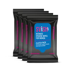 SVISH ON THE GO Intimate Hygiene Wipes For Women Pack of 4 - 40 Pieces