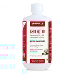 Sharrets Keto MCT Oil 946ml - Vegan Coconut MCT Oil, Gluten Free