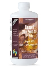 Sharrets Linseed Flaxseed Oil 500ml - Ph. Eur/BP - Vegan, Gluten Free