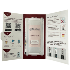 NeoDocs Kidney Care kit| Pack of 3| Instant Urine Test | Track 15 Parameters