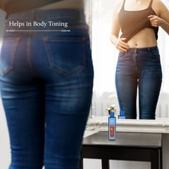 Blue Nectar Triphaladi Ayurvedic Slimming and Anti Cellulite Massage Oil for Weight Loss (11 Herbs, 200 ml)