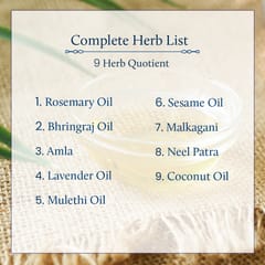 Blue Nectar Briganantadi Hair Repair & Treatment Hair Oil (9 Herbs, 200 ml)