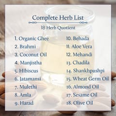 Blue Nectar Ayurvedic Baby Hair Oil with Ghee & Almond Oil for Healthy Scalp (18 Herbs, 200 ml )