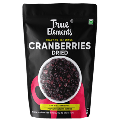 True Elements Dried Whole Cranberries 125gm