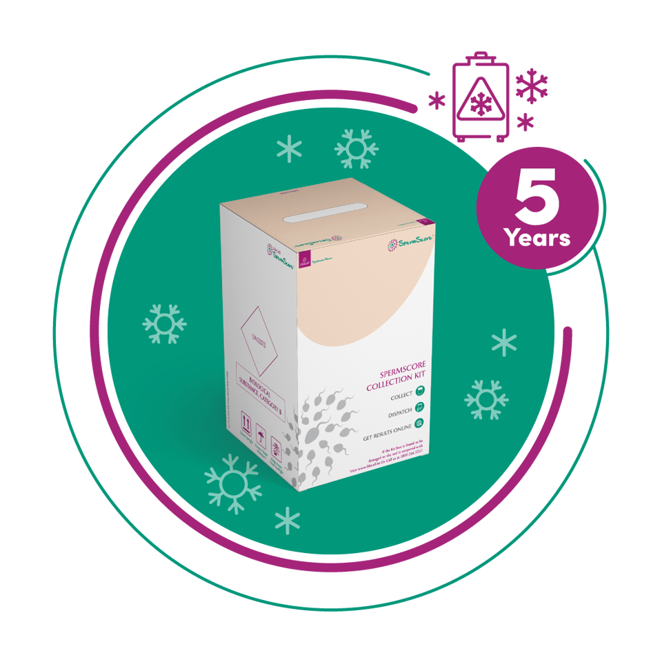 LifeCell SpermVault - 4 kits - 5 Years - Penta storage plan ideal for one baby