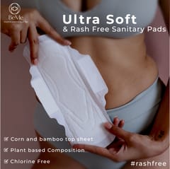 Be Me - Sanitary Pads for Women - COMBO (Flow Wise) - Pack of 12 Pads - With Disposal Pouches, Rash Free, Biodegradable,  Anti Bacterial Napkins