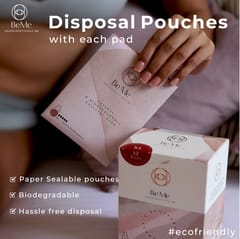 Be Me - Sanitary Pads for Women - COMBO (Flow Wise) - Pack of 12 Pads - With Disposal Pouches, Rash Free, Biodegradable,  Anti Bacterial Napkins