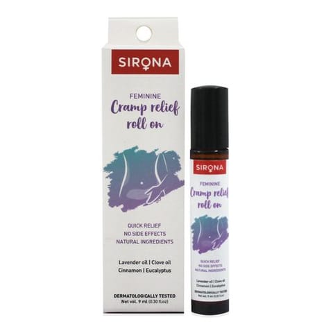 Sirona Menstrual Cramp Relief Roll On for Women - 9 ml
