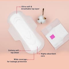 Sirona Cottony Soft Rash Free Sanitary Pads for Women - Pack of 30 (XL Size)