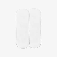 Wet-Free Microfiber Terry Soaker Inserts for Baby Cloth Diapers - Pack of 2