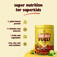 Origin Nutrition Vegan Multi Nutritional, Chocolate drink for kids with 7gm Plant-Based Protein, 7 fruits and vegetables, 18 minerals and vitamins Gluten Free, Soy Free, Dairy Free, No Added Sugar, Non - GMO, ages 4-7, 400g