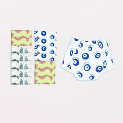 Snugkins - Snug Potty Training Pull-up Pants Kids 100% Cotton (Size 4, Fits 4-5 years) - Pack of 15 - Playtime Trio