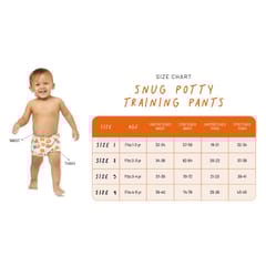 Snugkins - Snug Potty Training Pull-up Pants Kids 100% Cotton (Size 4, Fits 4-5 years) - Pack of 15 - Playtime Trio