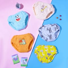 Snugkins 100% Cotton Underwear/Briefs Pack Of 5  - Tiny Tushies