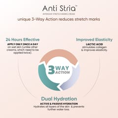 ANTI STRIA™ Best Stretch Marks Removal Cream for Pregnancy, PCOS, Weight Gain | For Women, Men, Teenagers | Prevent, Fade, Reduce Stretch (Pack of 1)
