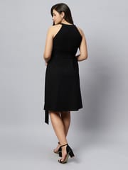 TUMMY- Organic cotton Halter Cocktail & Party Dress