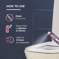 PEESAFE Toilet Seat Sanitizer Spray (300 ml) Washroom Pack (Lavender) | Reduces The Risk Of UTI & Other Infections | Protects From 99.9% Germs & Travel Friendly | Anti Odour, Deodorizer