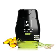 Pee Safe Intimate Powder For Women | Fights Bacterial Infections | Prevents Chafing, Redness & Dryness | Soothes Irritation | Reduces Sweat & Odour | 75 Grams | Pack of 3