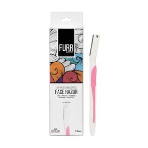 FURR Face Razor for Women | Razor For Eyebrows, Upper Lip, Forehead, Chin | Effortless Hair Removal Experience with Japanese Blade | Can Be Used Up to 5 Times | Pack of 1