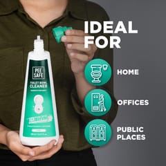 Pee Safe Toilet Bowl Cleaner - 500ml |10X Powerful Formulation|Biodegradable & Eco-friendly|Spotless Toilet In Minutes Remove 99.9% Germs|No Toxic Fumes, Non-Corrosive|Eliminates Odor|Minty fregrence
