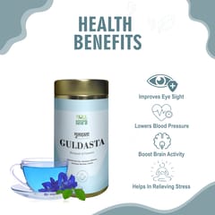 Brain Booster I Beneficial for Eyes I Caffeine Free I 30 Cups I Guldasta I Floral Tea