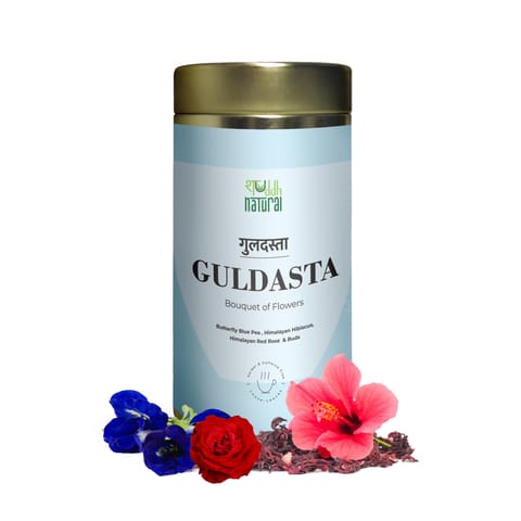 Brain Booster I Beneficial for Eyes I Caffeine Free I 30 Cups I Guldasta I Floral Tea